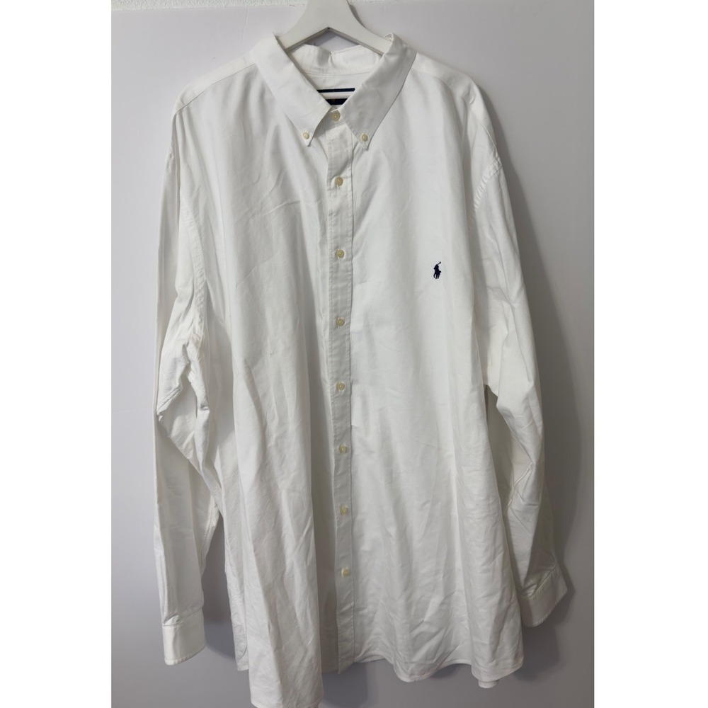 Ralph Lauren Button Down Shirt Mens 4XLT Long Sleeve Oxford Prep Old Money - Picture 3 of 10